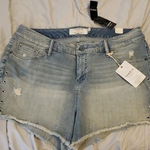 Torrid jean shorts